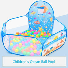 Load image into Gallery viewer, Cartoon folding indoor ocean ball pool layout fence baby game house children's tent color wave ball pool